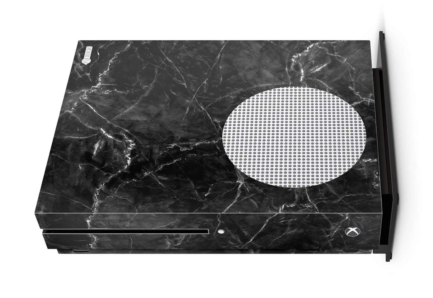 Black Marble - Xbox One S Console Skin 1 Black Marble - Xbox One S Console Skin