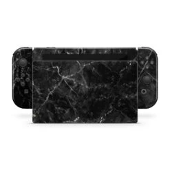 GameVinyl® Console Skins Store -GameVinyl® Console Skins Store black marble skin for nintendo switch system