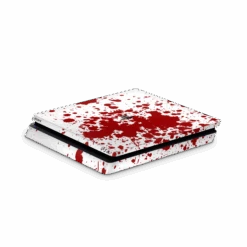Blood Splatter - PS4 Slim Console Skin -GameVinyl® Console Skins Store blood splatter ps4 slim sticker vinyl