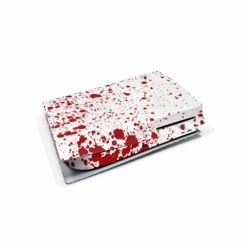 Blood Splatter - PS5 Console Skin -GameVinyl® Console Skins Store blood splatter ps5 sticker skin disc edition console