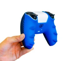 Blue Carbon Fiber - PS5 Controller Skin -GameVinyl® Console Skins Store blue carbon fiber skin for ps5 controllers dualsense