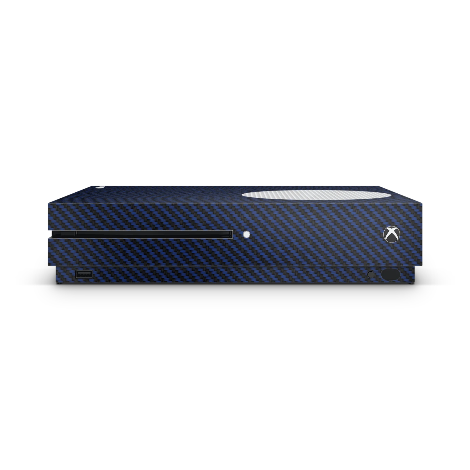 Blue Carbon Fiber - Xbox One S Console Skin 4 Blue Carbon Fiber - Xbox One S Console Skin – Bild 4