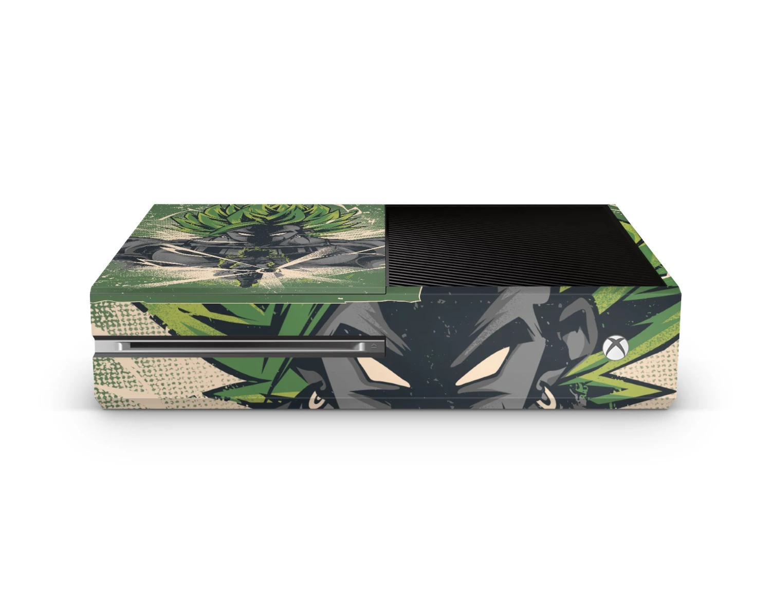 Broly Japan Retro - Xbox One Console Skin 1 Broly Japan Retro - Xbox One Console Skin