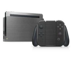 Brushed Metal - Nintendo Switch Console Skin