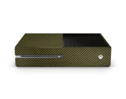 Gold Carbon Fiber - Xbox One Console Skin
