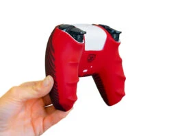 Red Carbon Fiber - PS5 Controller Skin -GameVinyl® Console Skins Store carbon fiber skin for ps5 controllers