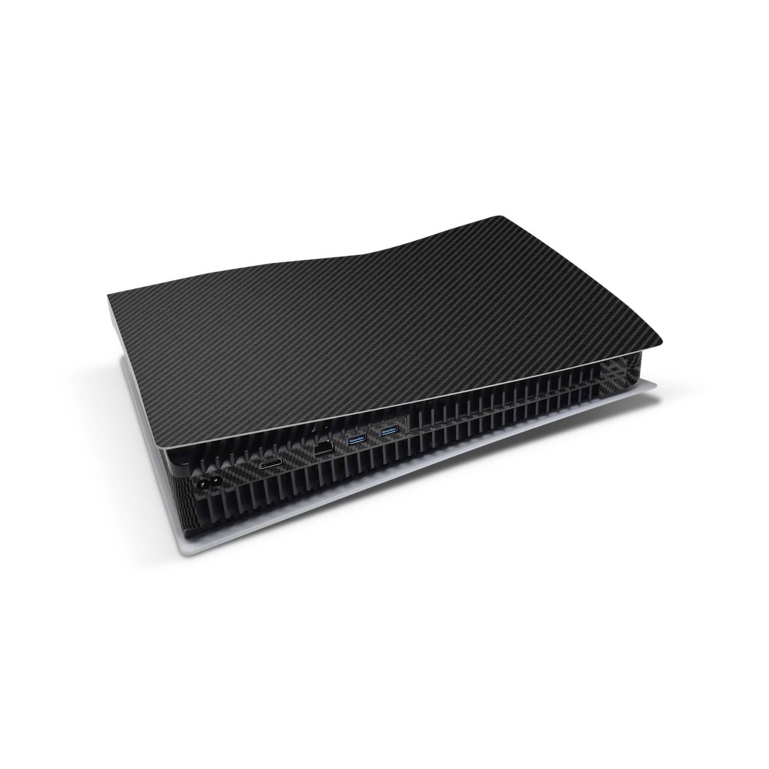 Black Carbon Fiber - PS5 Console Skin 2 Black Carbon Fiber - PS5 Console Skin – Bild 2