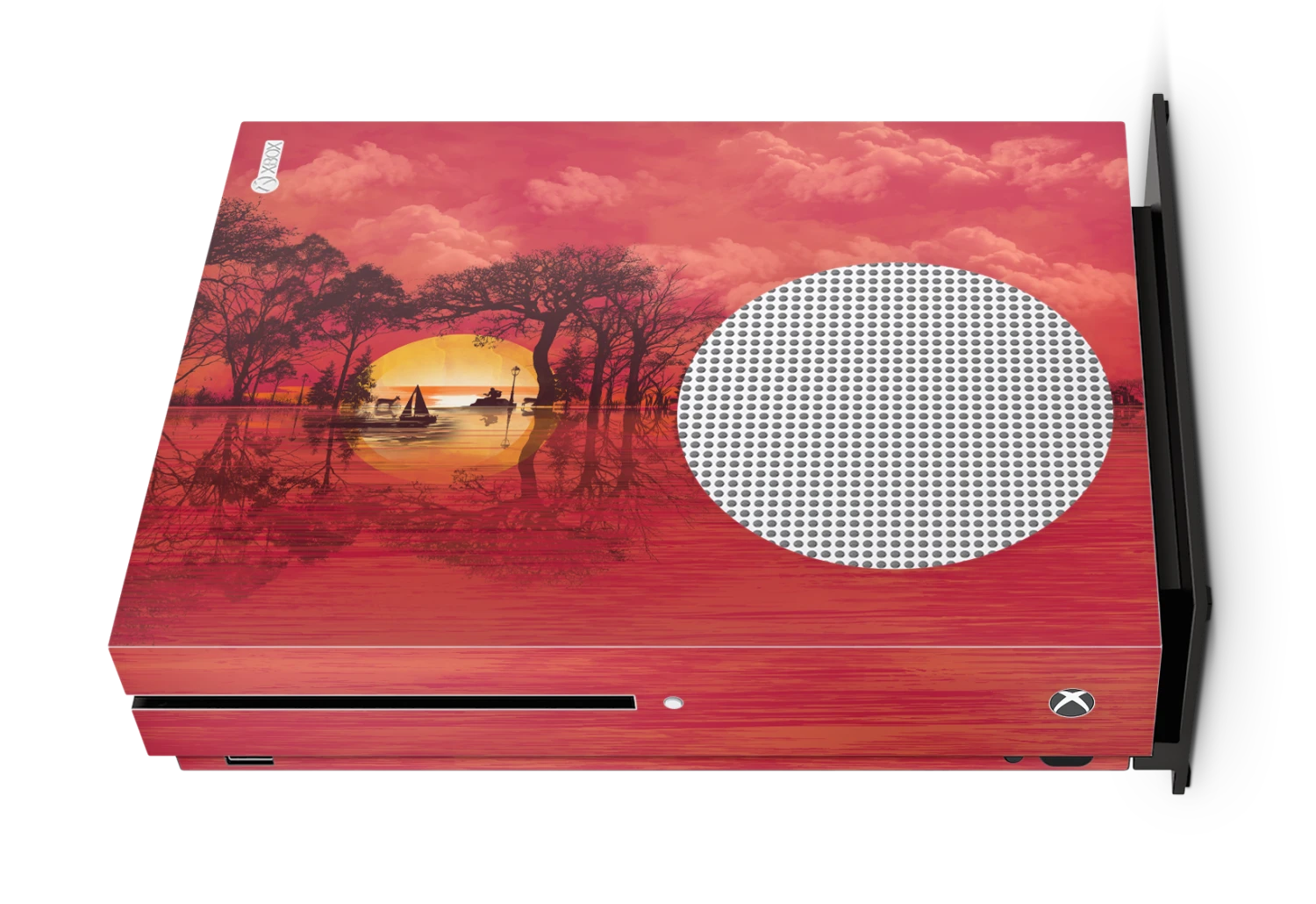 Red City - Xbox One S Console Skin 1 Red City - Xbox One S Console Skin