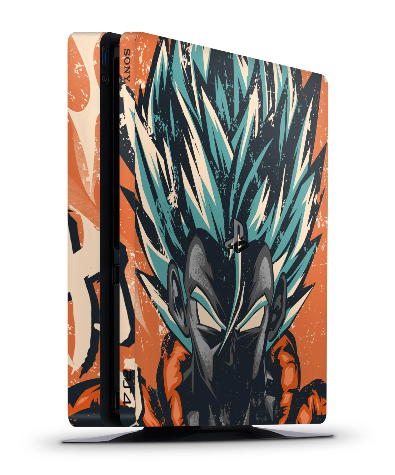 Gogeta Retro - PS4 Slim Console Skin 1 Gogeta Retro - PS4 Slim Console Skin