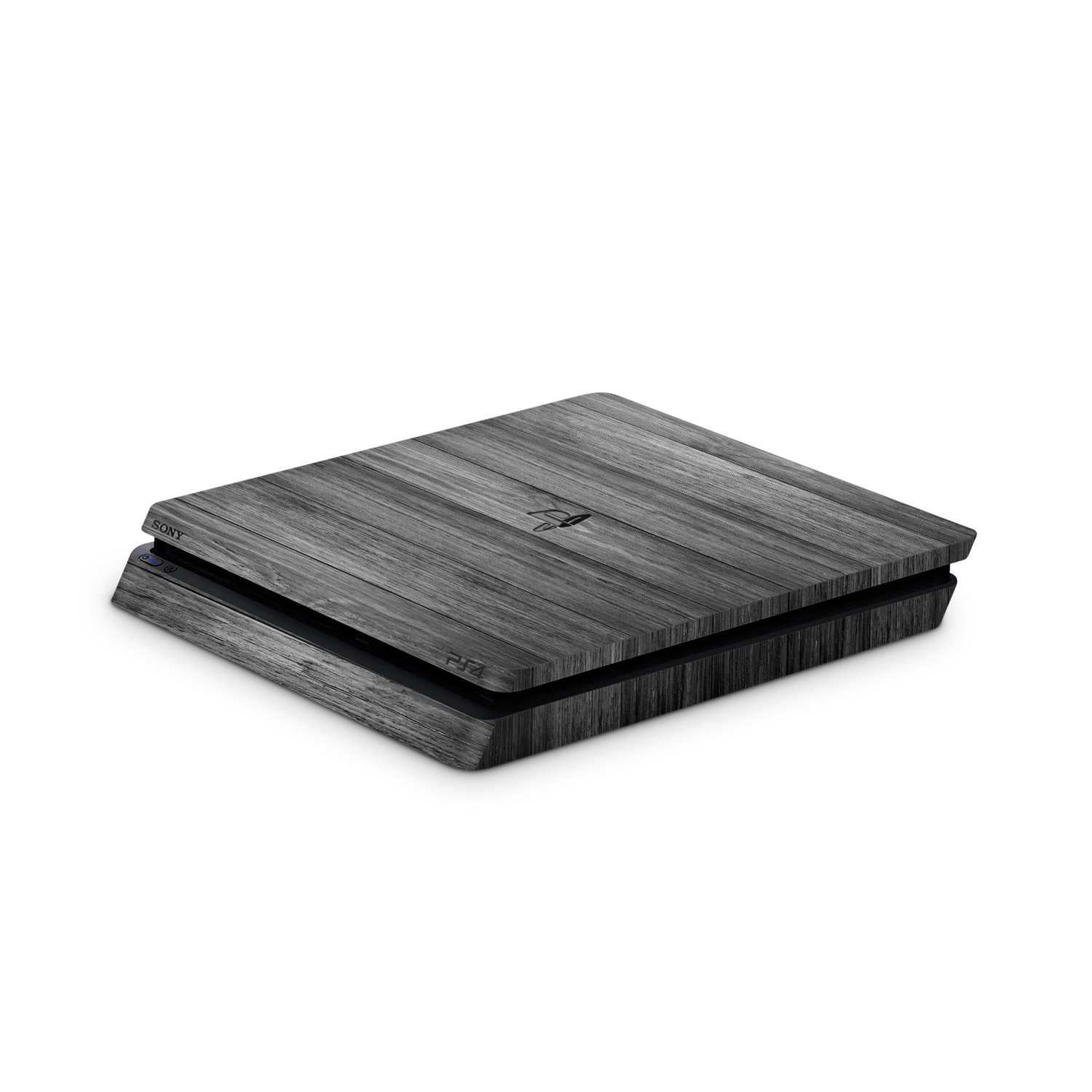 Gray Wood - PS4 Slim Console Skin 3 Gray Wood - PS4 Slim Console Skin – Bild 3