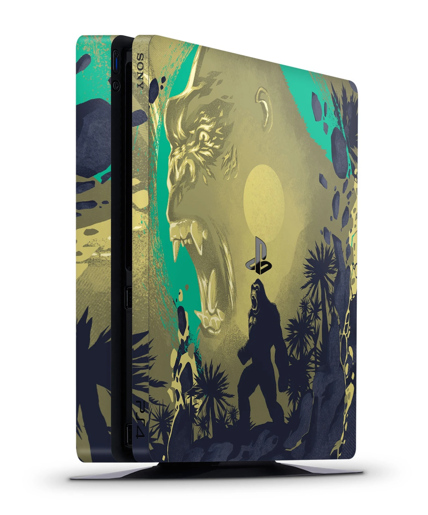 Kong - PS4 Slim Console Skin 1 Kong - PS4 Slim Console Skin