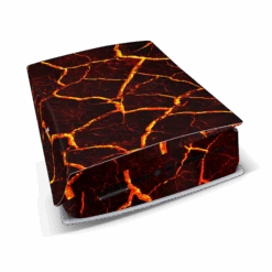 Molten Core - PS5 Console Skin -GameVinyl® Console Skins Store lava fire ps5 vinyl console skin sticker wrap
