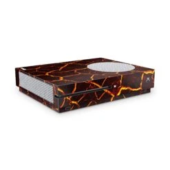 Molten Core - Xbox One S Console Skin -GameVinyl® Console Skins Store lava xbox one s vinvl console skin wrap