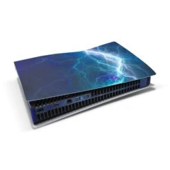 High Voltage - PS5 Console Skin -GameVinyl® Console Skins Store lightning ps5 console skin sony playstation 5 digital disc