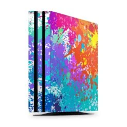 Paint Splatter - PS4 Pro Console Skin