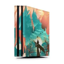 Cloud Ukiyo - PS4 Pro Console Skin