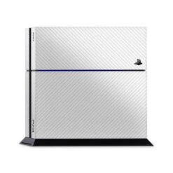White Carbon Fiber - PS4 Console Skin