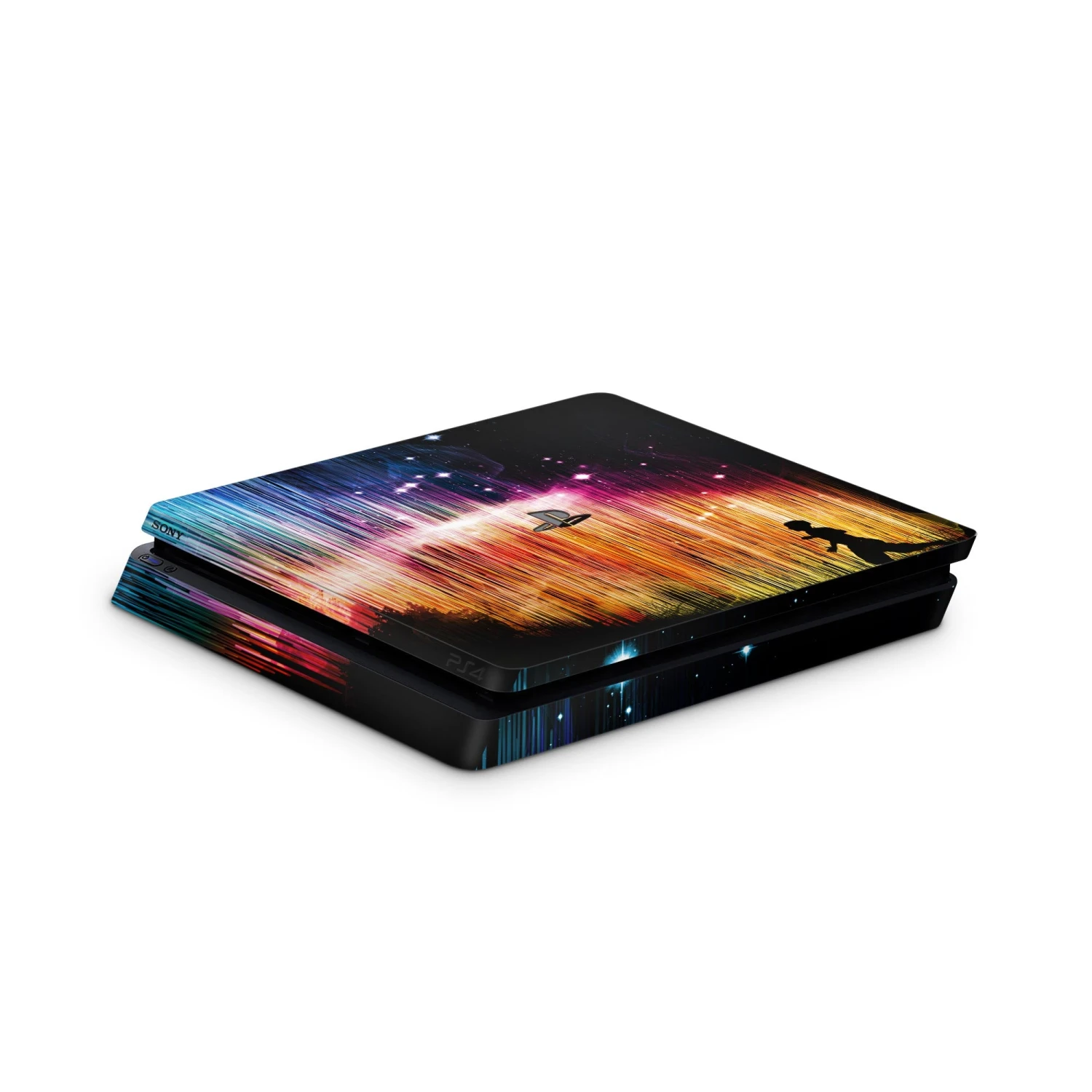 Northern Lights - PS4 Slim Console Skin 3 Northern Lights - PS4 Slim Console Skin – Bild 3