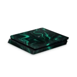 Liquid Emerald - PS4 Slim Console Skin -GameVinyl® Console Skins Store ps4 slim console wraps