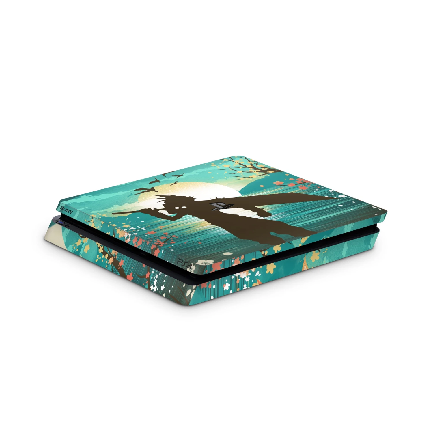 Cloud Ukiyo - PS4 Slim Console Skin 3 Cloud Ukiyo - PS4 Slim Console Skin – Bild 3