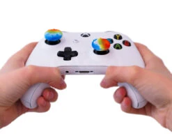 Rainbow - ProTouch® Concave Thumbsticks -GameVinyl® Console Skins Store ps4 xbox thumbstick grips silicone rainbow