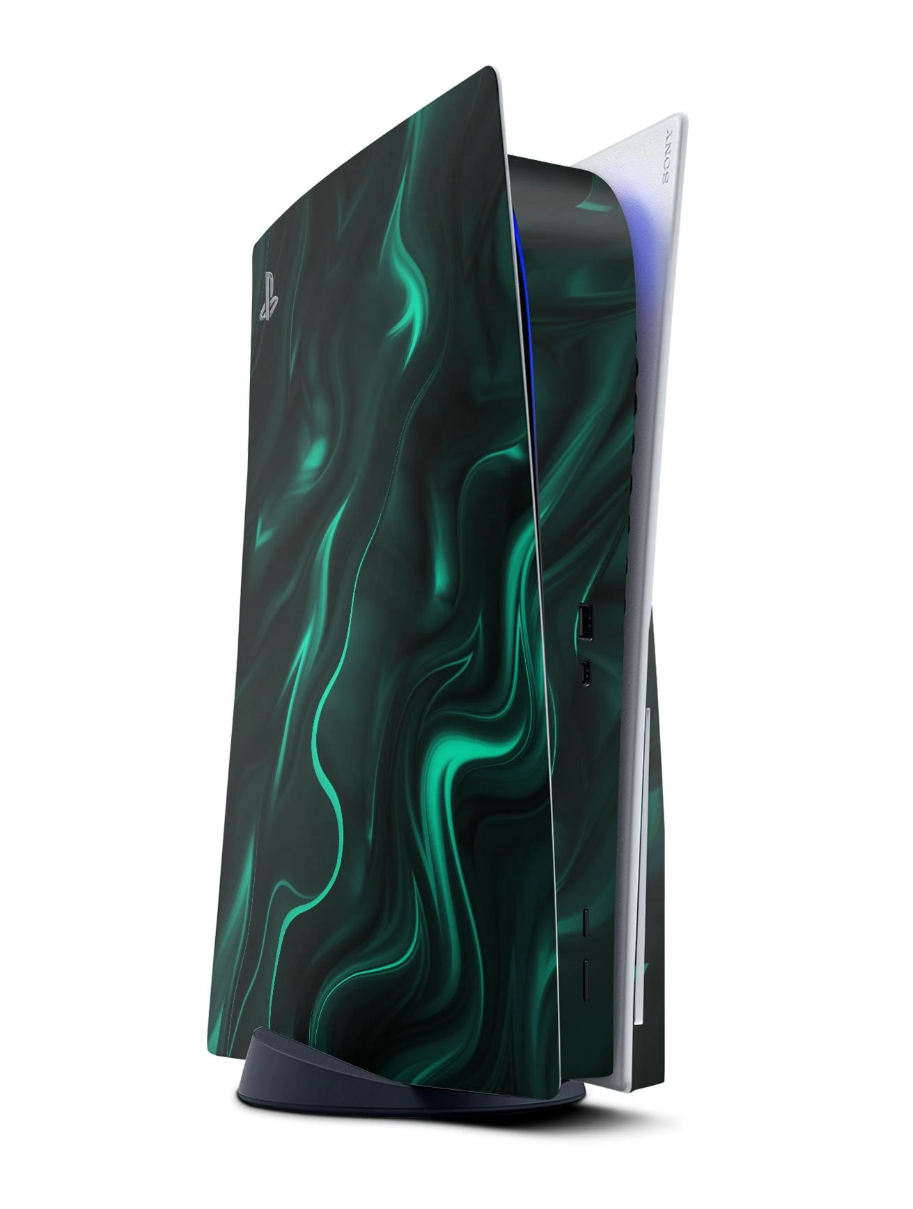 Liquid Emerald - PS5 Console Skin 1 Liquid Emerald - PS5 Console Skin