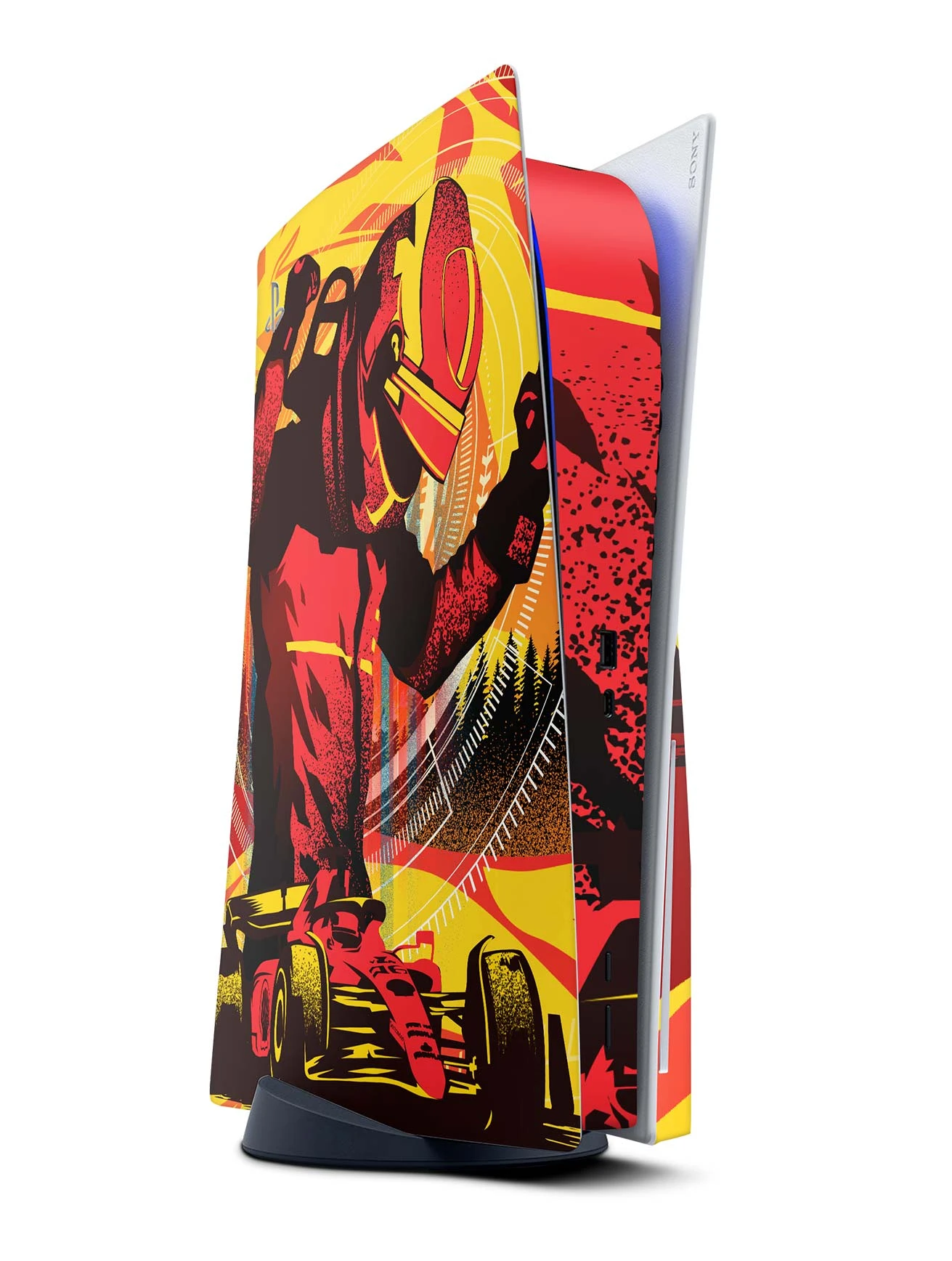 Scuderia - PS5 Console Skin 1 Scuderia - PS5 Console Skin