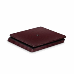 Red Carbon Fiber - PS4 Slim Console Skin -GameVinyl® Console Skins Store red carbon fiber ps4 slim console sticker