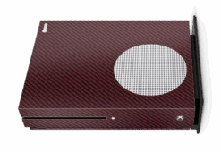 Red Carbon Fiber - Xbox One S Console Skin