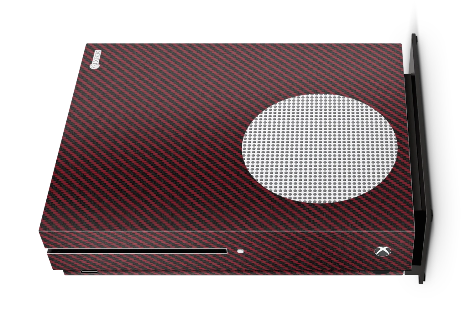 Red Carbon Fiber - Xbox One S Console Skin 1 Red Carbon Fiber - Xbox One S Console Skin