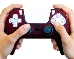 Red Carbon Fiber - PS5 Controller Skin