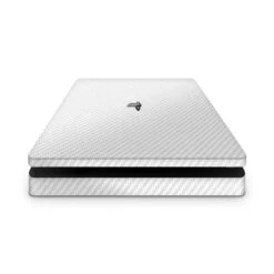 White Carbon Fiber - PS4 Slim Console Skin 5 White Carbon Fiber - PS4 Slim Console Skin -GameVinyl® Console Skins Store white carbon fiber ps4 slim wrap
