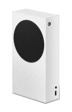 White Carbon Fiber - Xbox Series S Console Skin