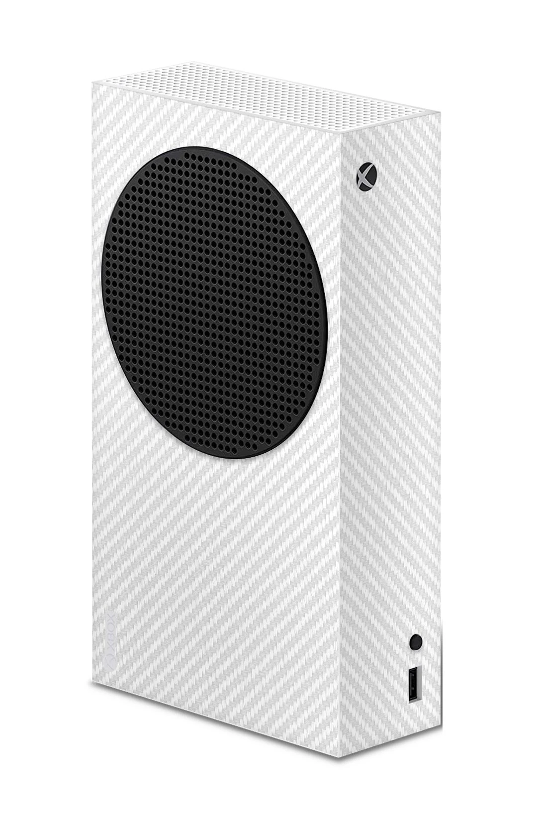 White Carbon Fiber - Xbox Series S Console Skin 1 White Carbon Fiber - Xbox Series S Console Skin