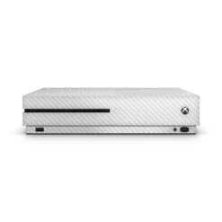 White Carbon Fiber - Xbox One S Console Skin -GameVinyl® Console Skins Store white carbon fiber xbox one s
