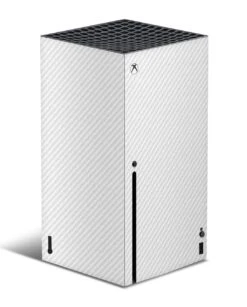 White Carbon Fiber - Xbox Series X Console Skin