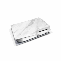 White Marble - PS5 Console Skin -GameVinyl® Console Skins Store white marble skin for ps5 disc