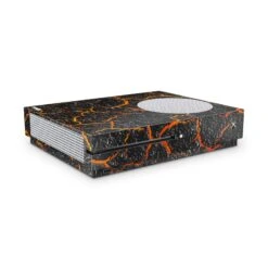 Magma - Xbox One S Console Skin -GameVinyl® Console Skins Store xbox one s lava vinyl console sticker skin wrap