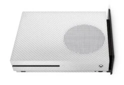 White Carbon Fiber - Xbox One S Console Skin